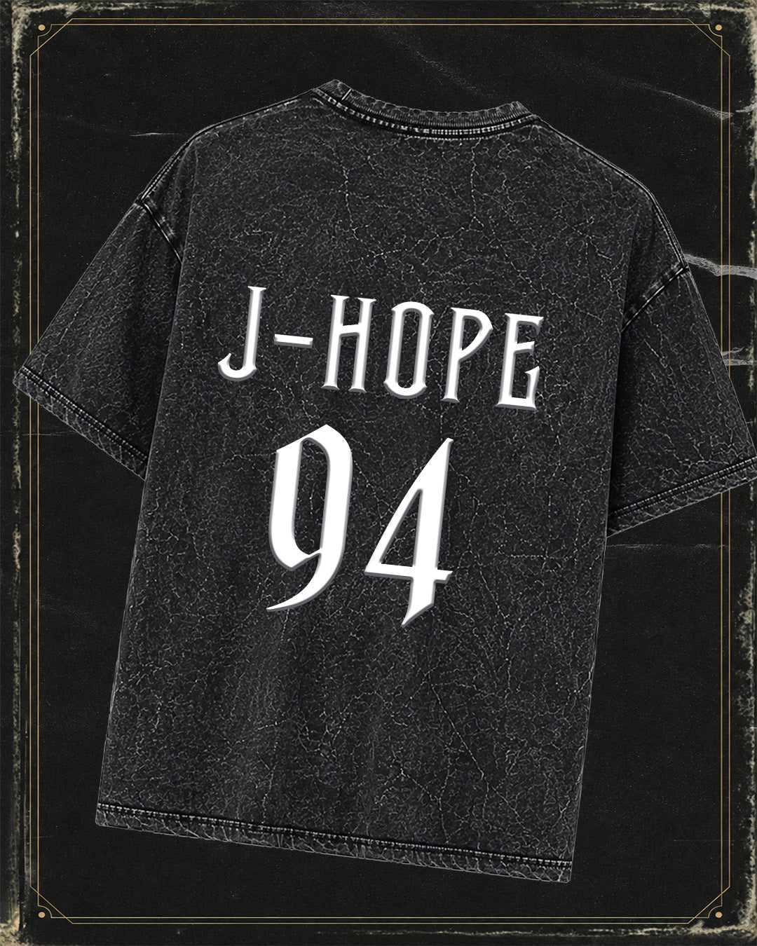Polera BTS J-HOPE - Efecto mineral wash