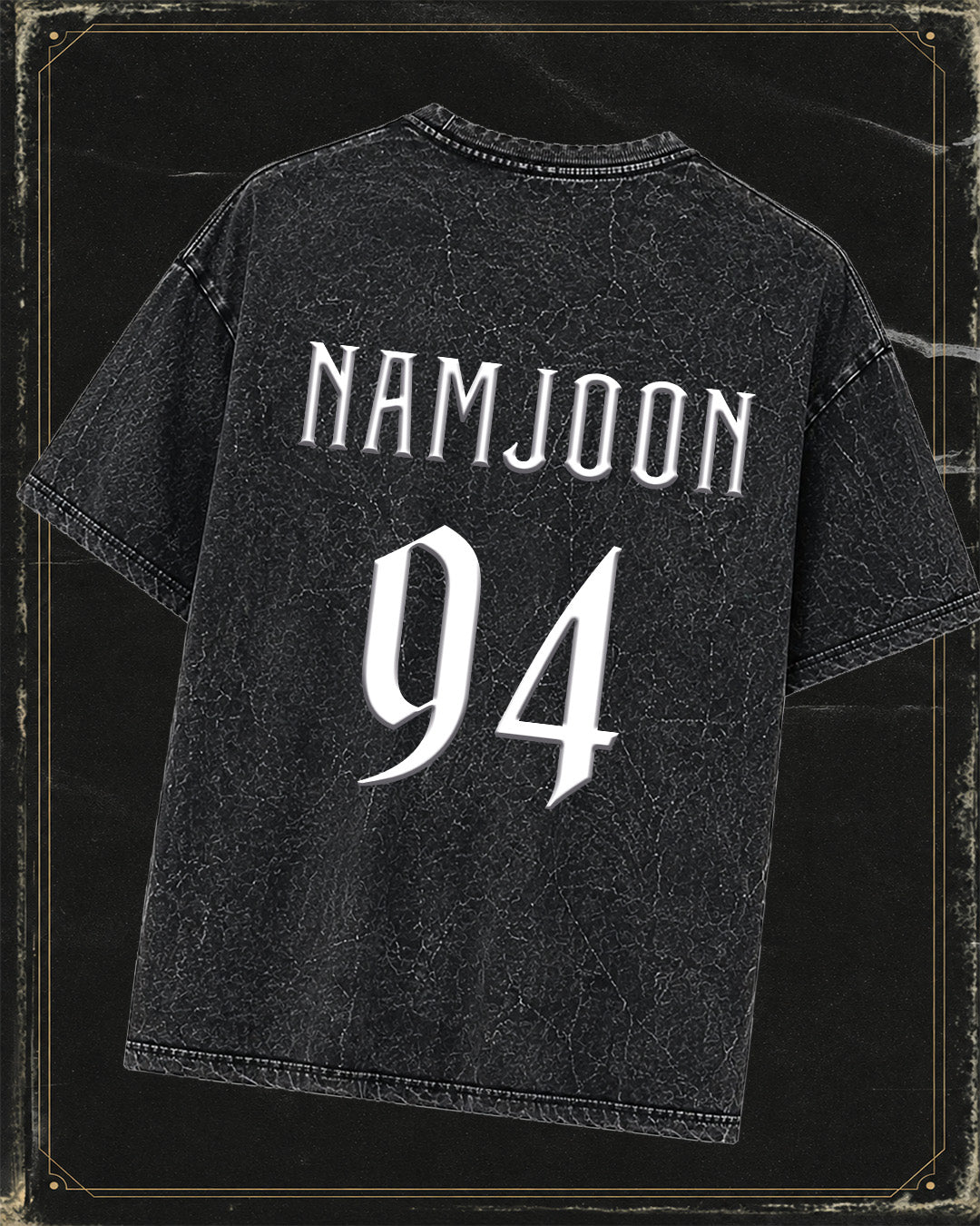 Polera BTS NAMJOON - Efecto mineral wash