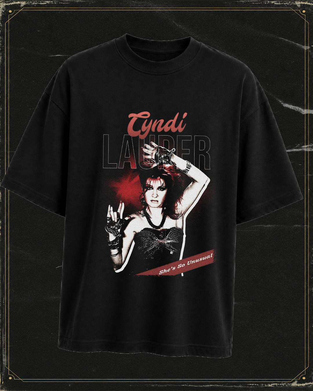 Polera Cyndi Lauper - Oversize Long Fit