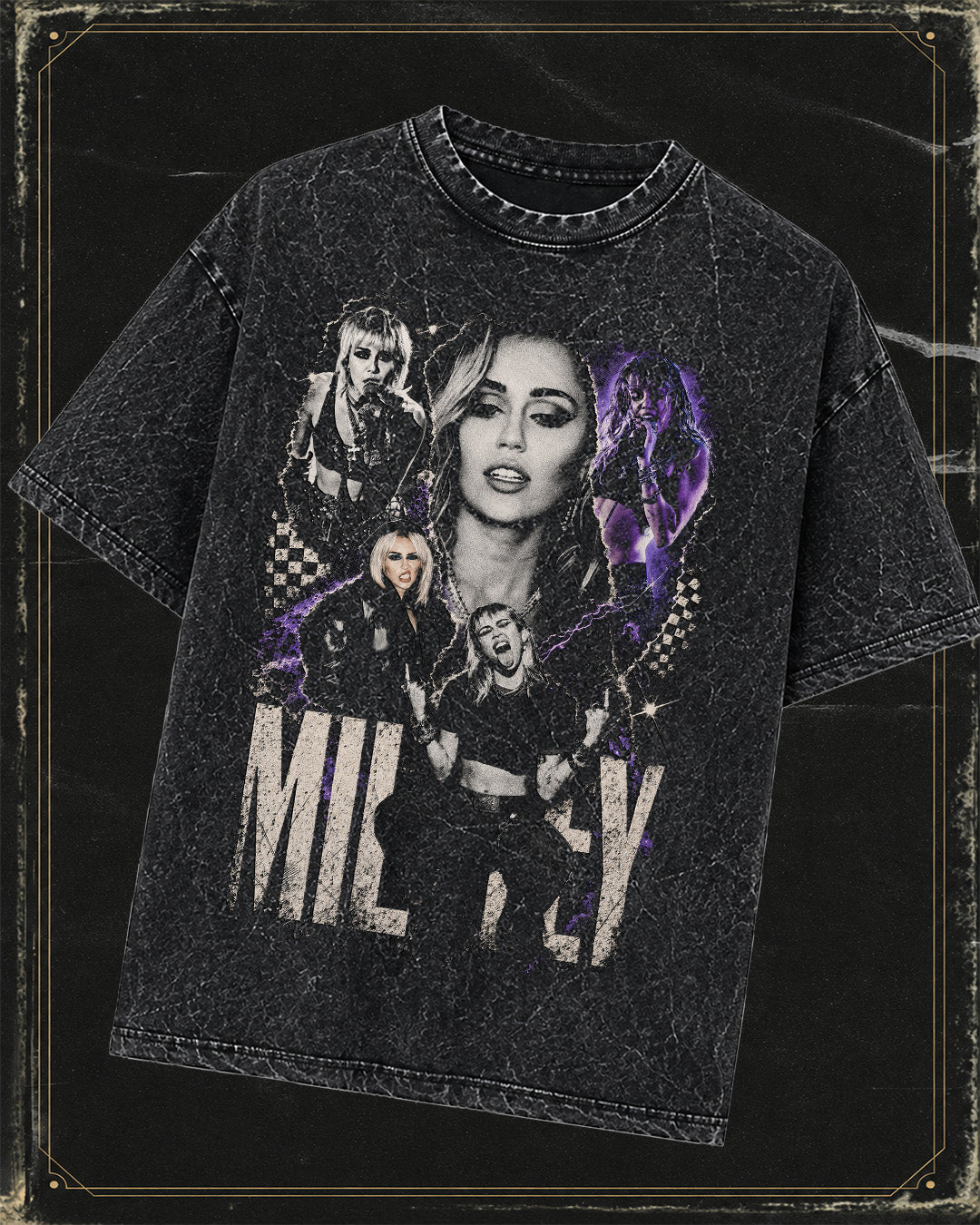 Polera Miley Cyrus - Mineral Wash