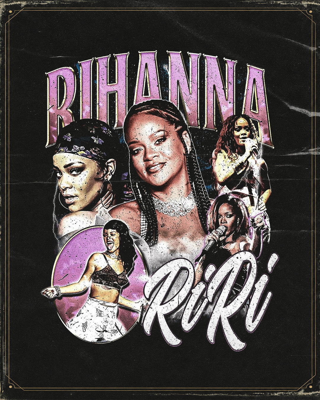 Polerón Rihanna - efecto mineral wash