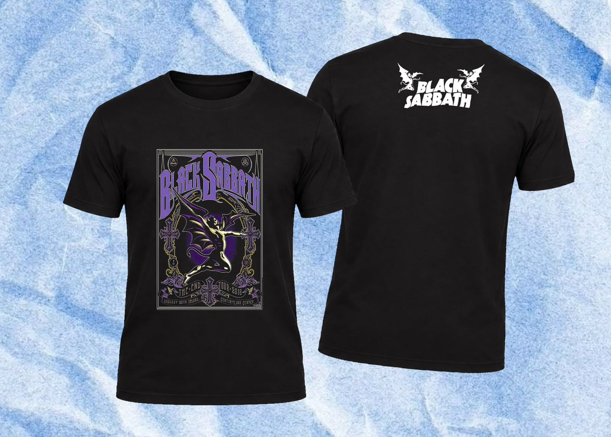 Polera Black sabath - Corte regular