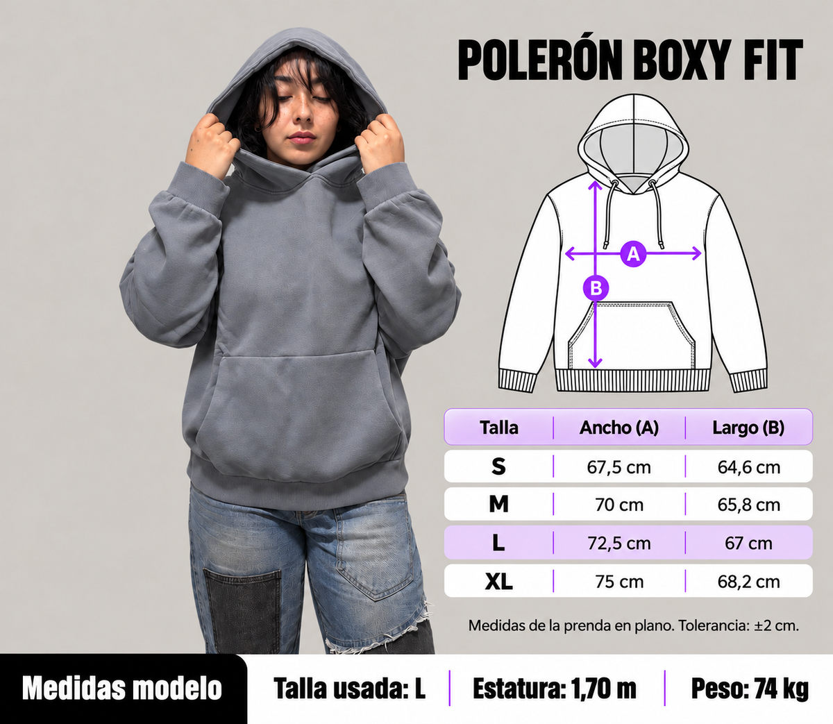 Polerón BTS - BOXY FIT