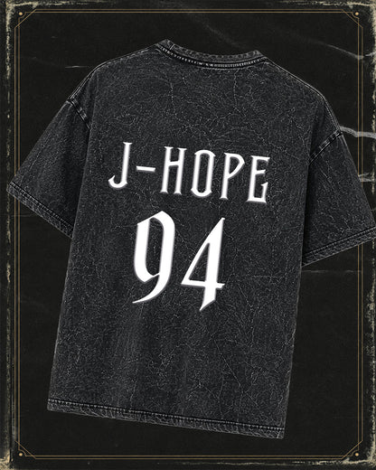 Polera BTS J-HOPE - Efecto mineral wash