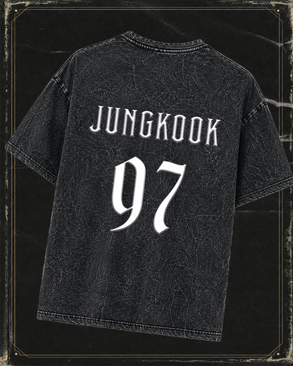 Polera BTS JUNGKOOK - Efecto mineral wash