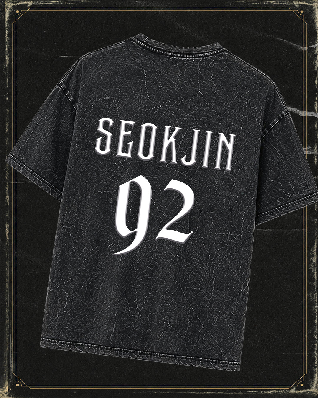 Polera BTS SEOKJIN - Efecto mineral wash