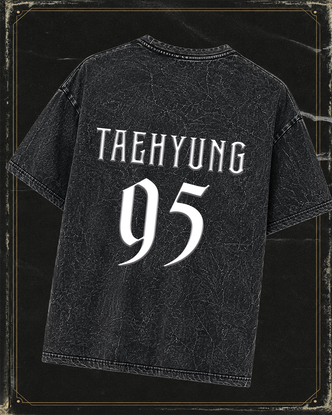 Polera BTS TAEHYUNG - Efecto mineral wash