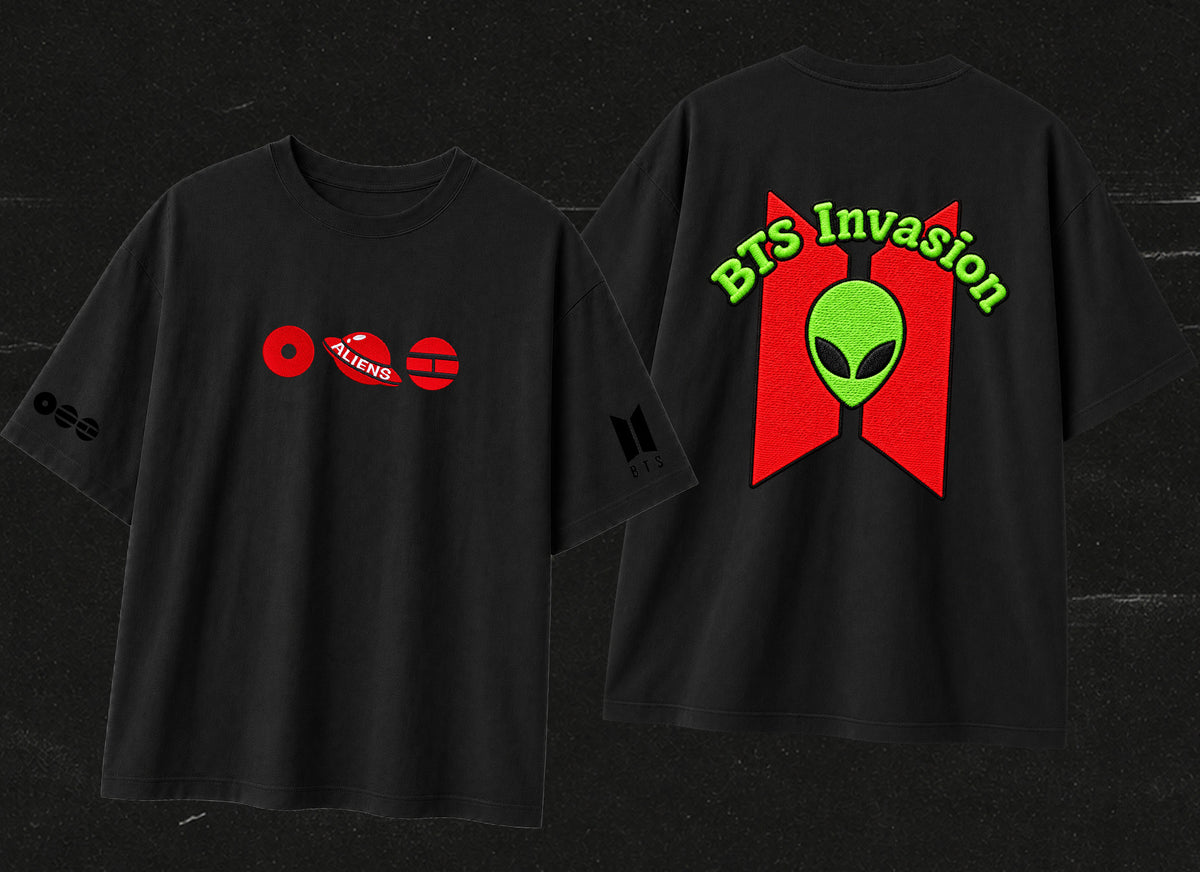 Polera BTS - Aliens - Oversize