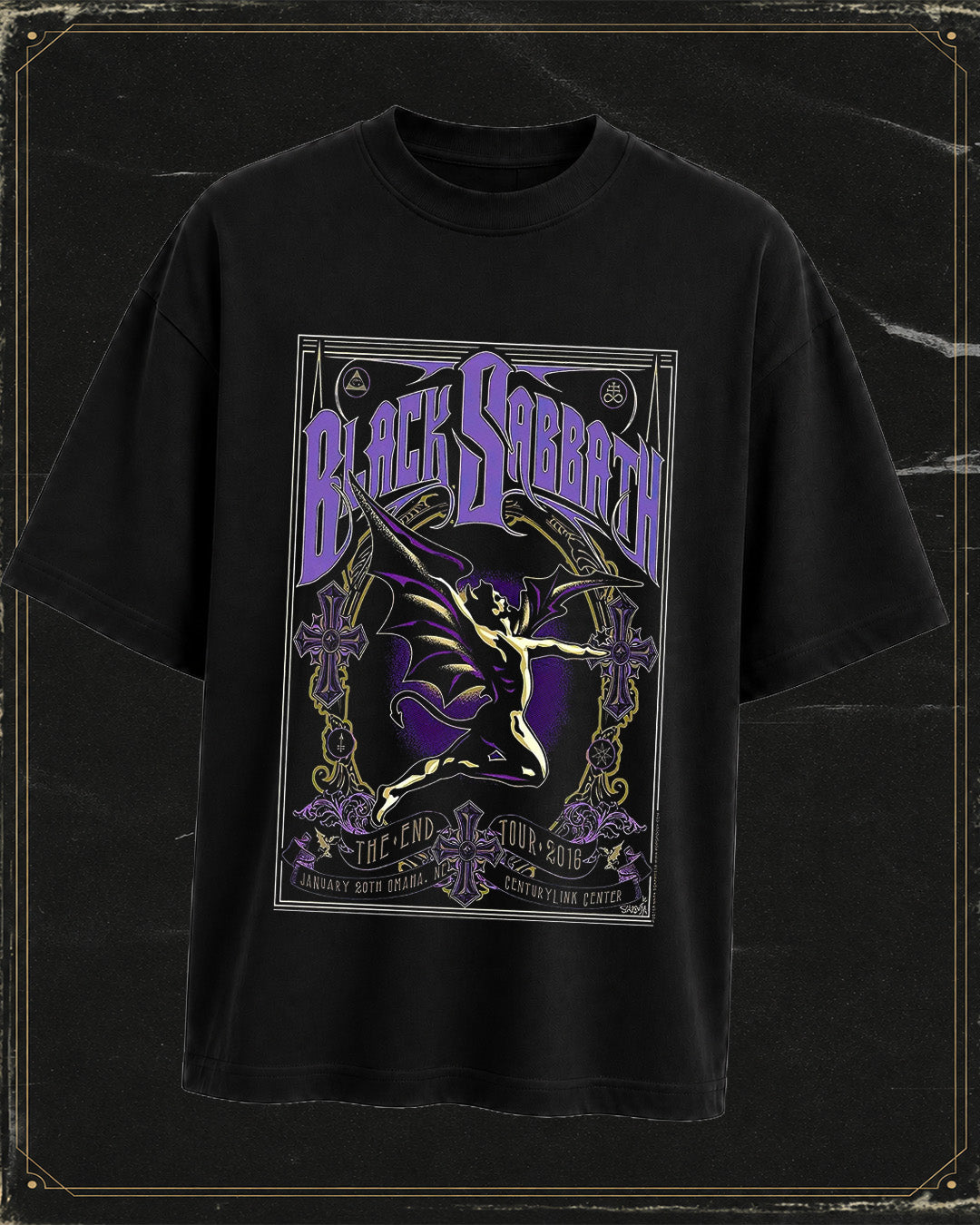 Polera Black Sabbath - Oversize Long Fit