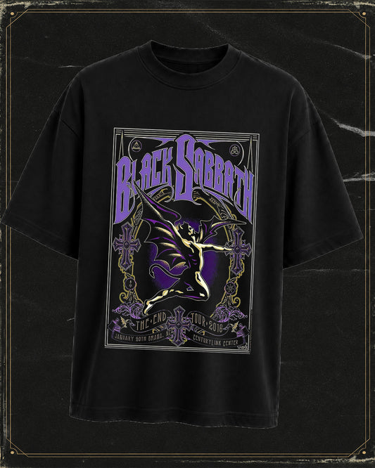 Polera Black Sabbath - Oversize Long Fit