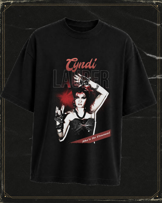 Polera Cyndi Lauper - Oversize Long Fit