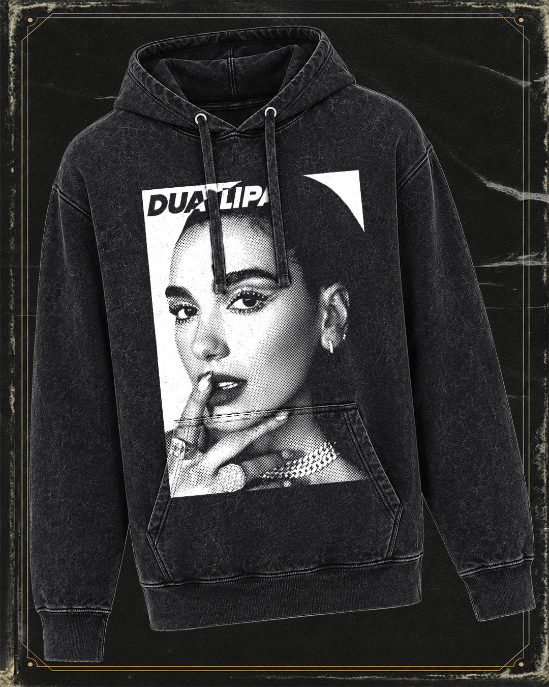 Polerón Dua Lipa - efecto mineral wash