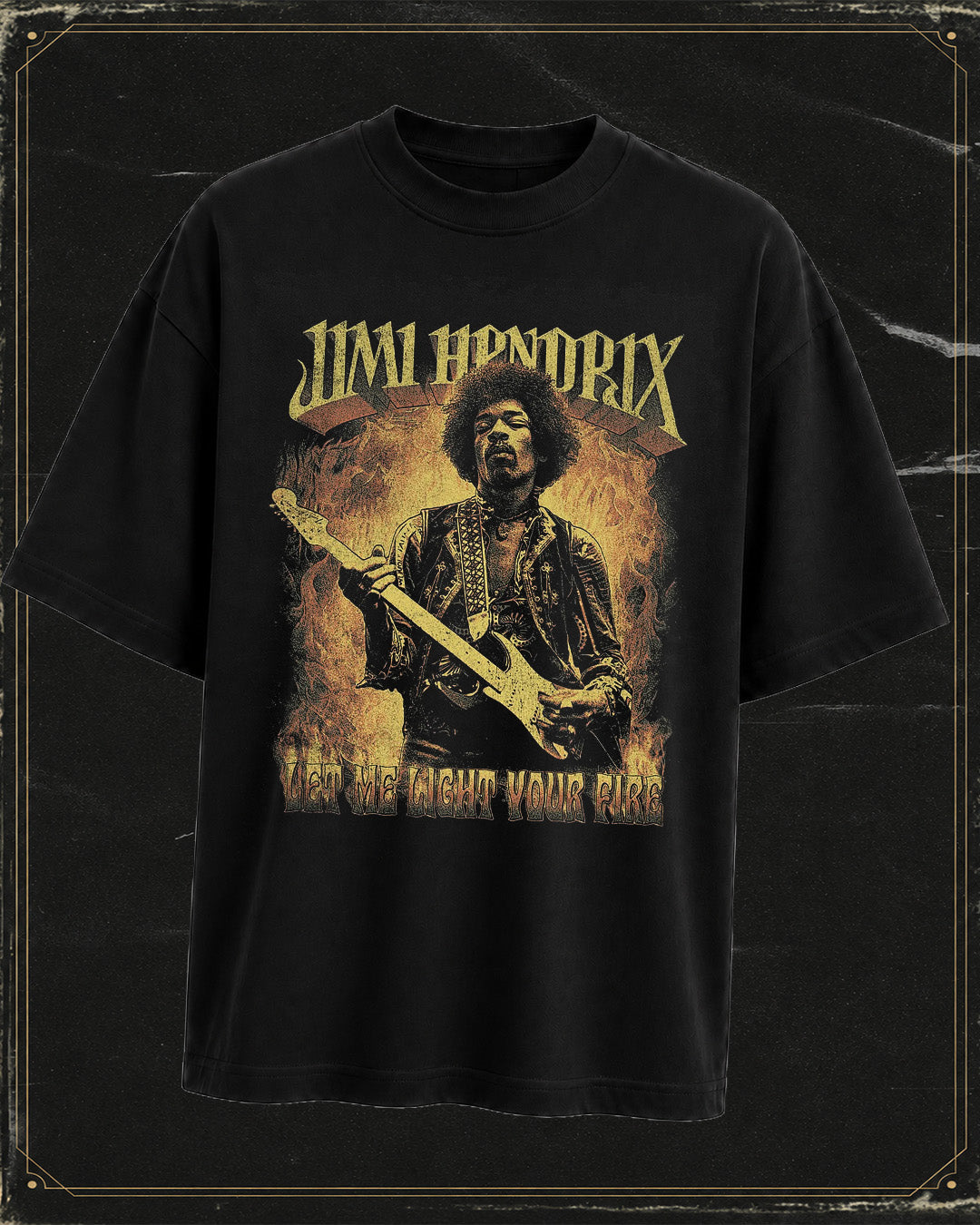 Polera Jimi Hendrix - Oversize Long Fit