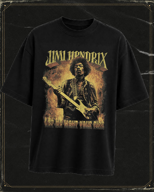 Polera Jimi Hendrix - Oversize Long Fit