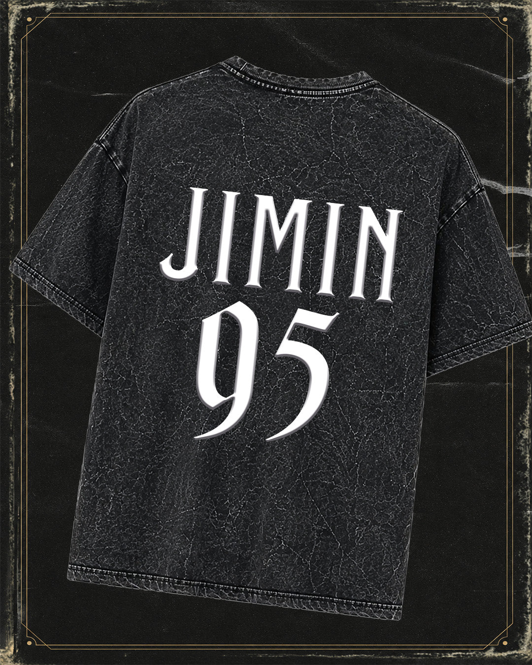 Polera BTS JIMIN - Efecto mineral wash