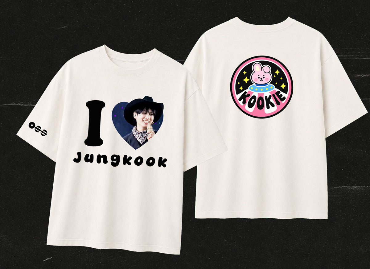 Polera BTS - I love - Oversize