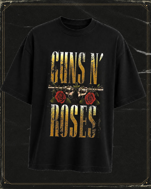 Polera Guns and Roses - Oversize Long Fit