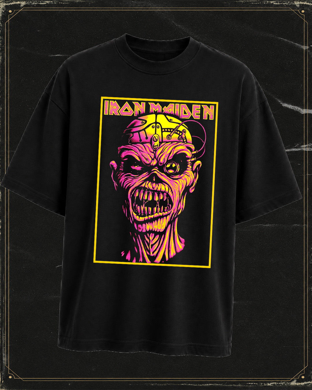 Polera Iron Maiden - Oversize Long Fit