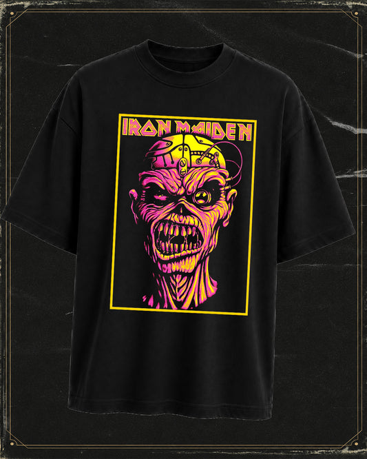 Polera Iron Maiden - Oversize Long Fit