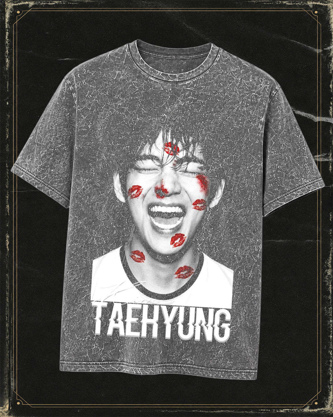Polera BTS - V - Mineral Wash