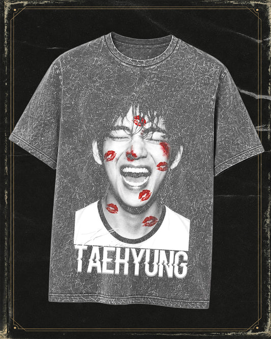 Polera BTS - V - Mineral Wash