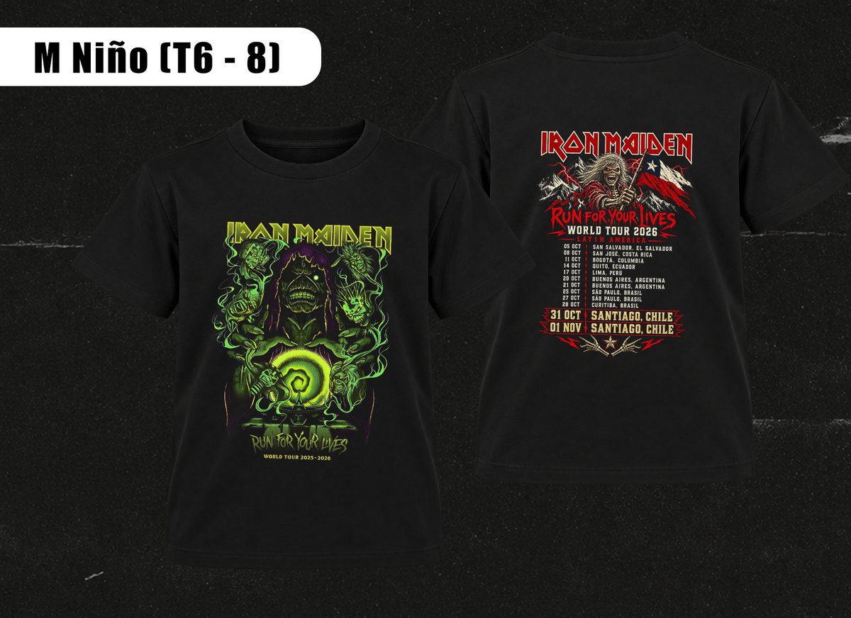 Polera Iron Maiden