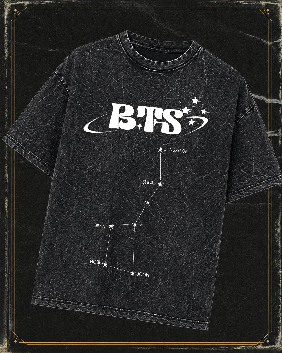 Polera BTS TAEHYUNG - Efecto mineral wash
