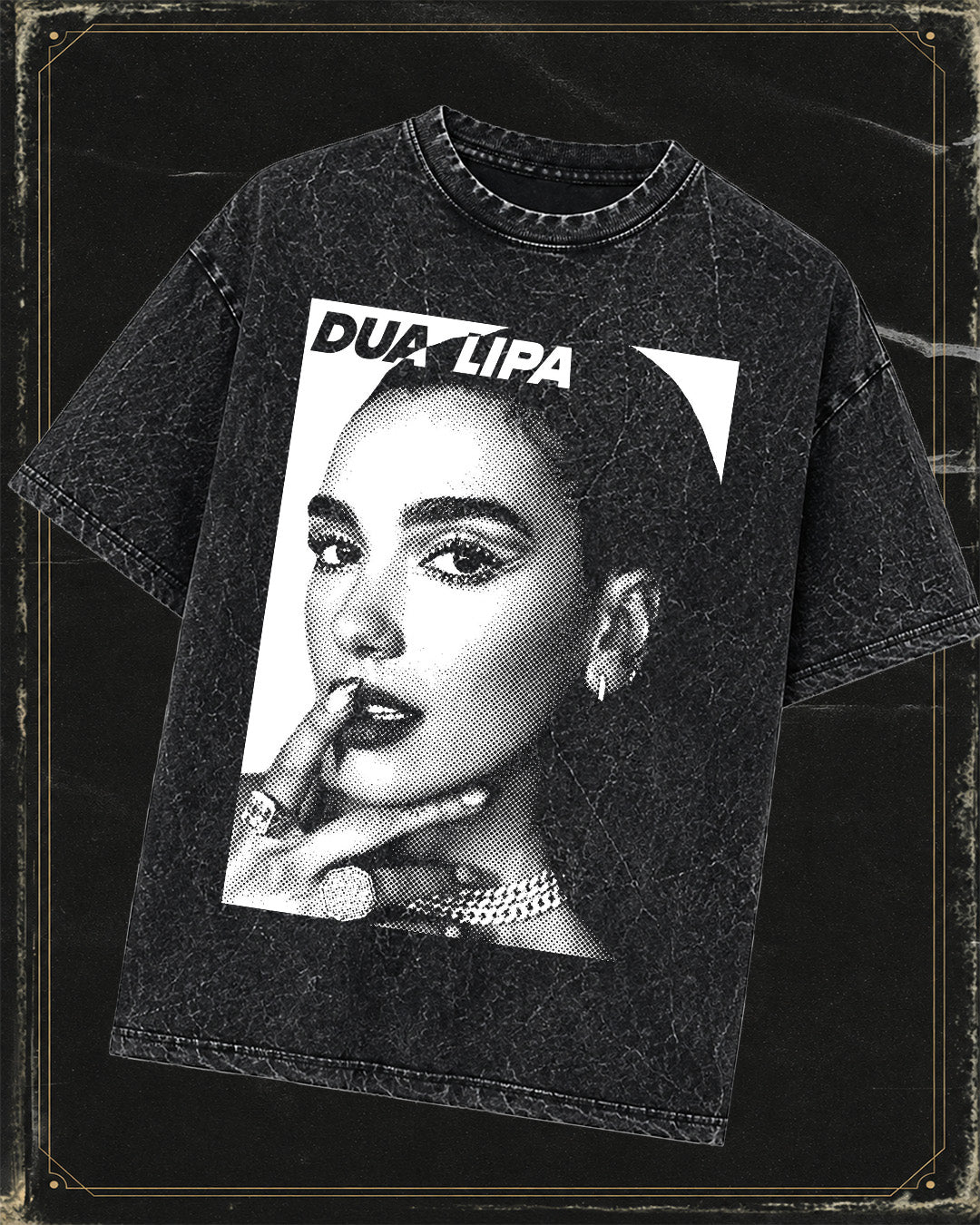 Polera Dua Lipa - efecto mineral wash