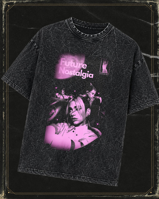 Polera Dua Lipa - efecto mineral wash