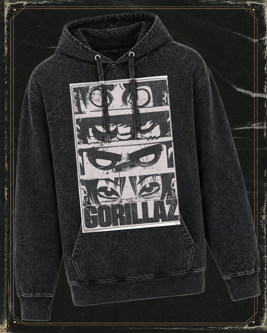 Polerón Gorillaz - efecto mineral wash