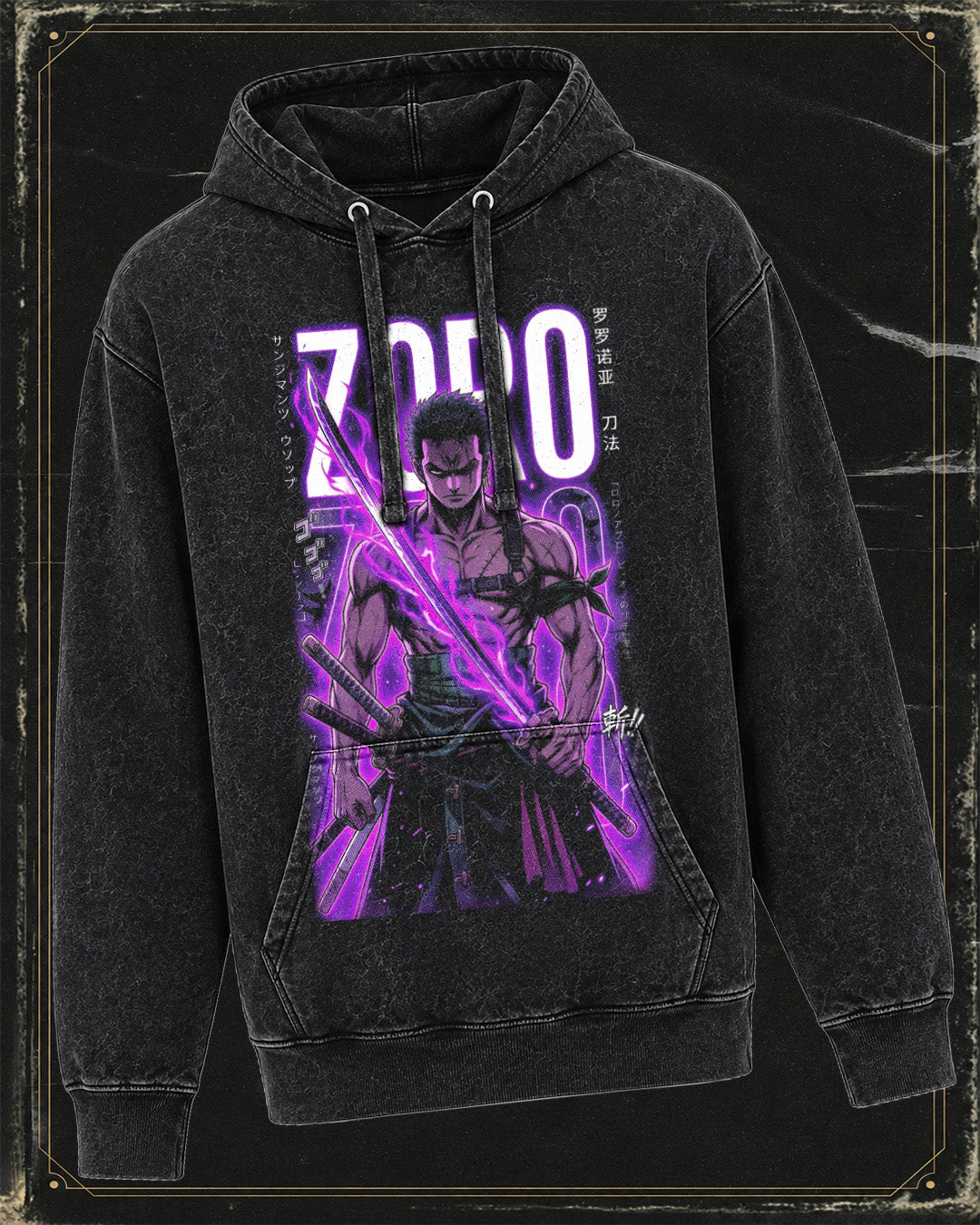 Polerón Zoro - efecto mineral wash