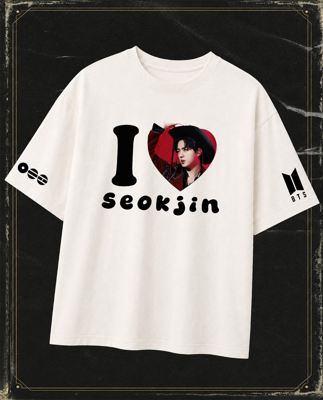 Polera BTS - I love - Oversize
