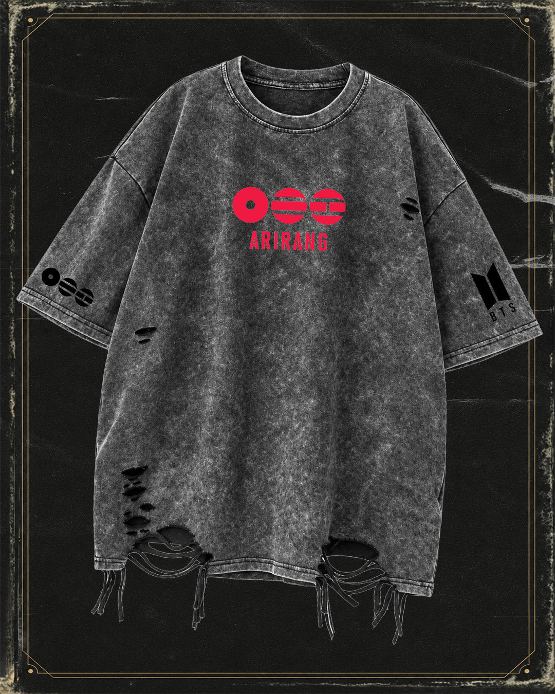 Polera BTS destroyed - Edición limitada