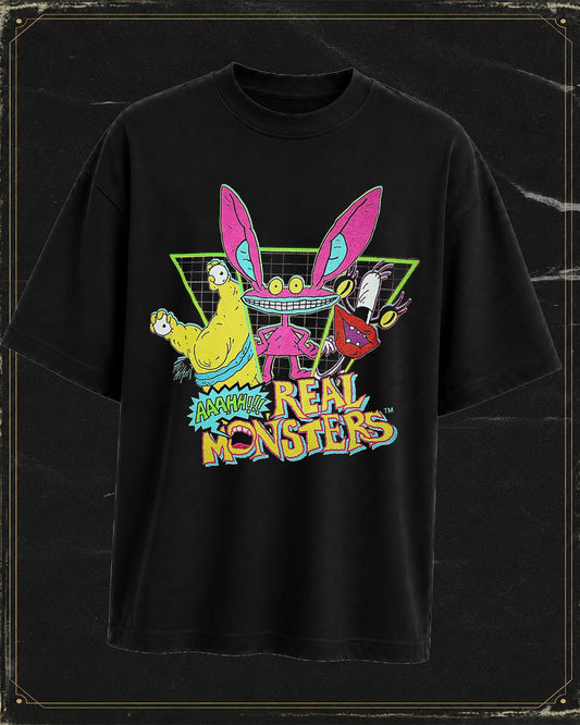 Polera Real Monsters - Oversize Long Fit