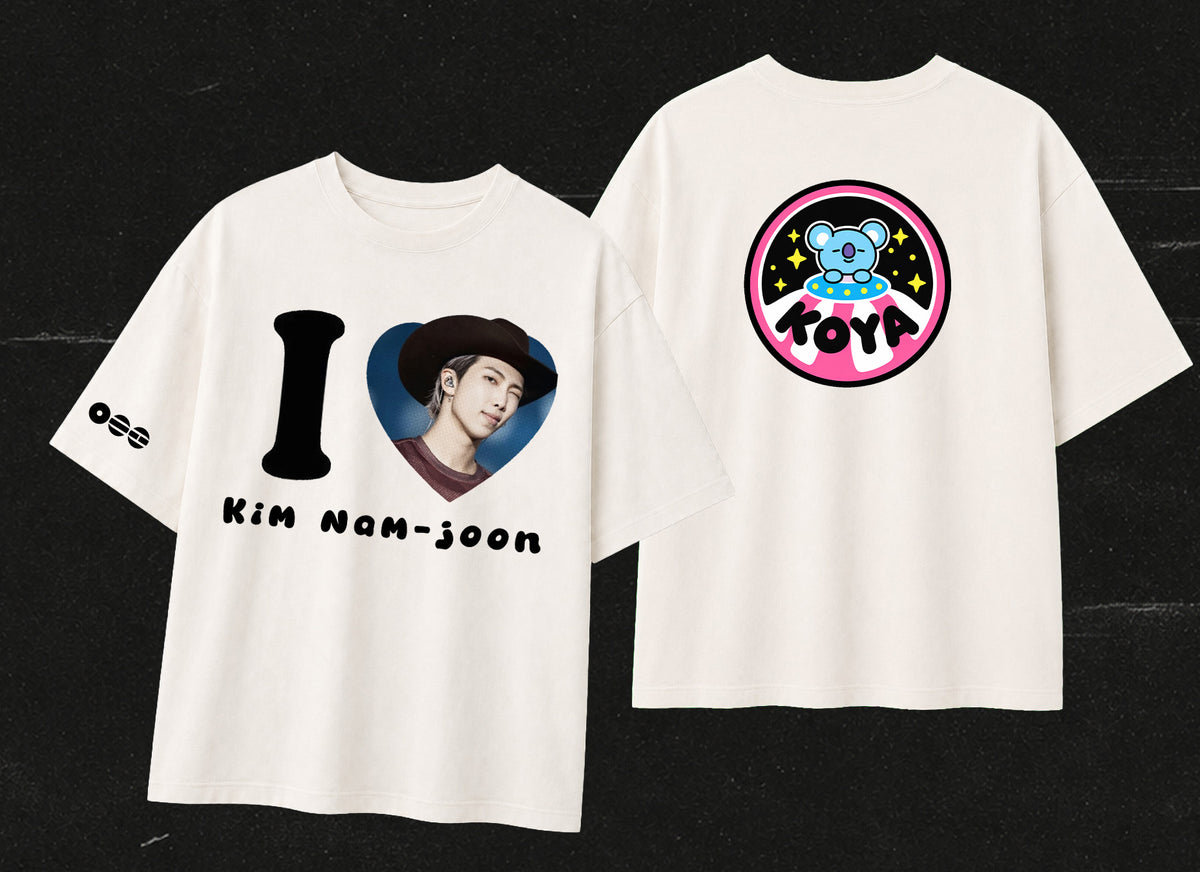 Polera BTS - I love - Oversize