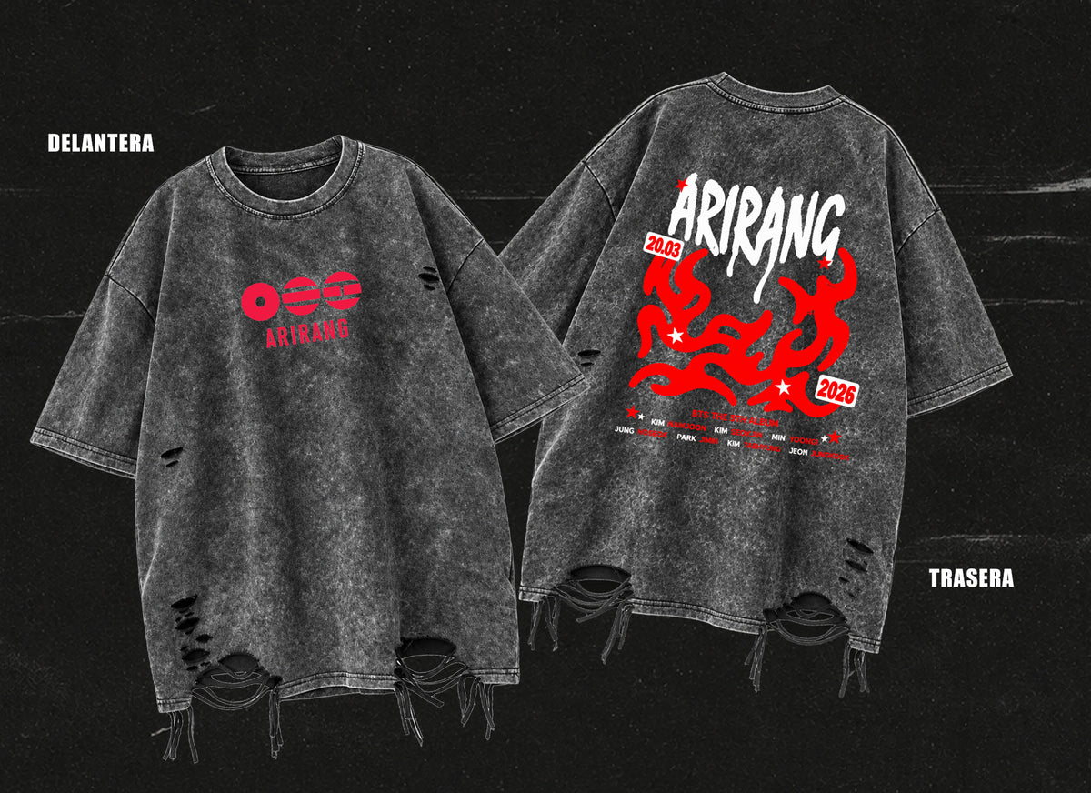 Polera BTS destroyed - Edición limitada