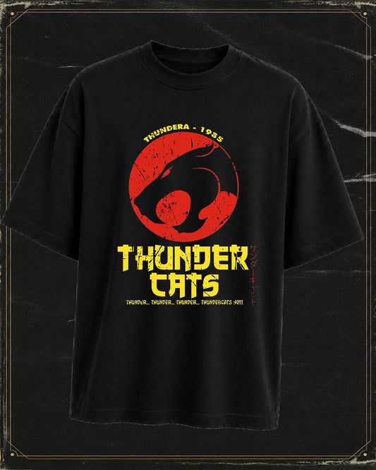 Polera Thunder Cats - Oversize Long Fit