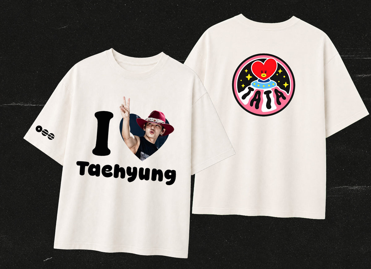 Polera BTS - I love - Oversize