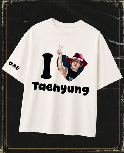 Polera BTS -I love - Oversize